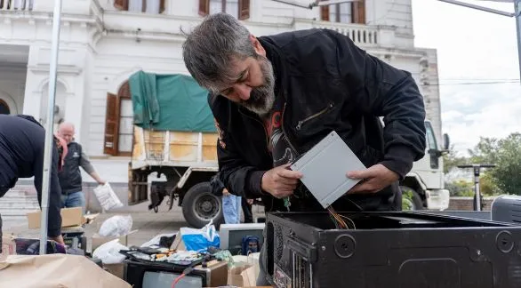 Recepción de Residuos Electrónicos y Eléctricos en el Veredón Municipal