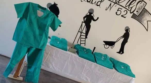 En la cárcel de mujeres de Azul confeccionaron 60 ambos quirúrgicos para un hospital local